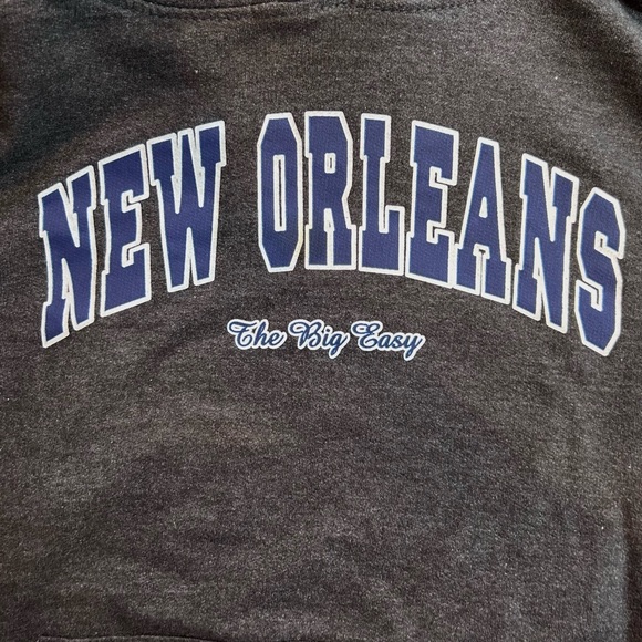 New Orleans Big Easy Hoodie - Pullover Hooded Sweatshirt - Unisex Size Large - Picture 6 of 9